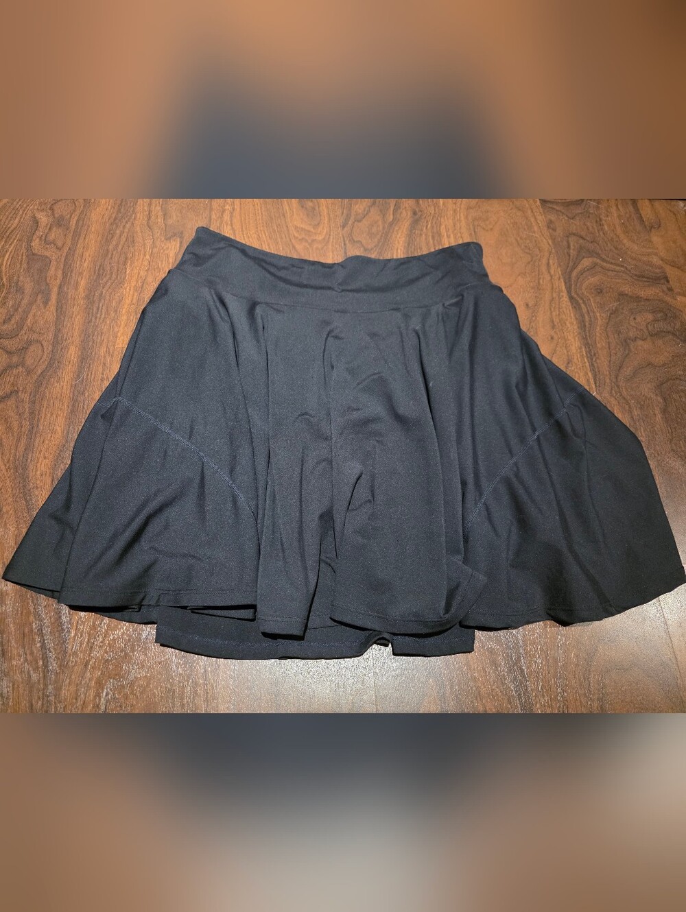 POPFLEX Activewear black Skort 3x - long length